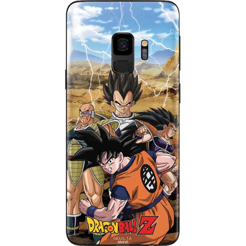 Dragon Ball Z Goku Versus Saiyans Galaxy S9 Skin